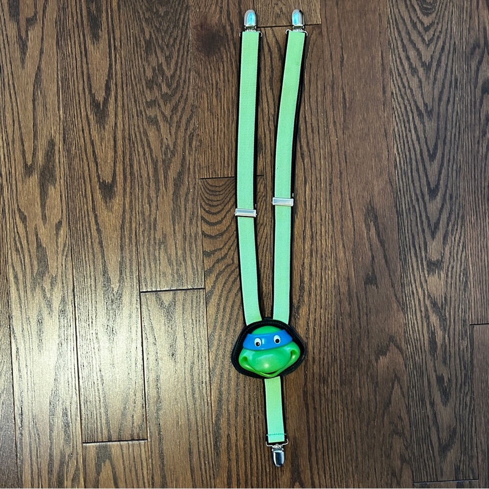 Vintage Teenage Mutant Ninja Turtles Leonardo Kids Braces/Suspenders